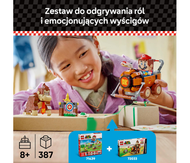 LEGO Super Mario 72033 Mario Kart – Donkey Kong i DK Jumbo - 1284250 - zdjęcie 4